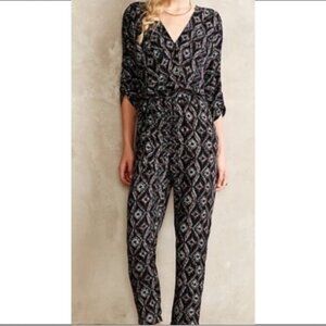 Anthropologie Elevenses Darcy Jumpsuit XS